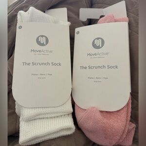 Set Of 2 “move active” “the scrunch sock”  Size S